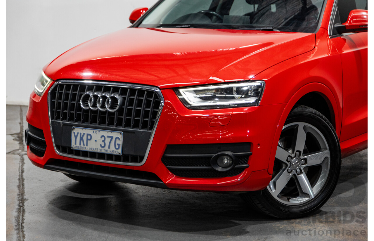 3/2015 Audi Q3 1.4 TFSI 8U MY15 4d Wagon Misano Red Turbo 1.4L