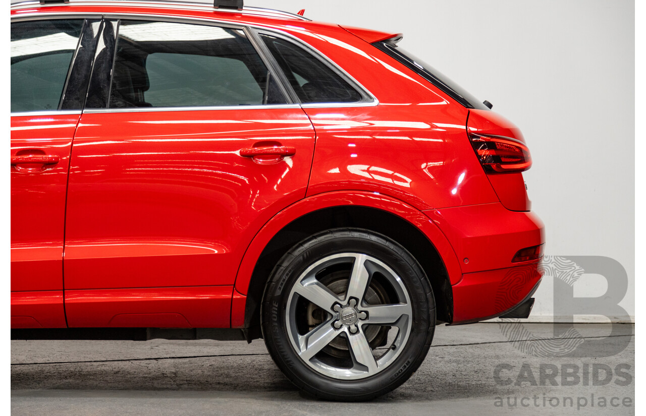 3/2015 Audi Q3 1.4 TFSI 8U MY15 4d Wagon Misano Red Turbo 1.4L