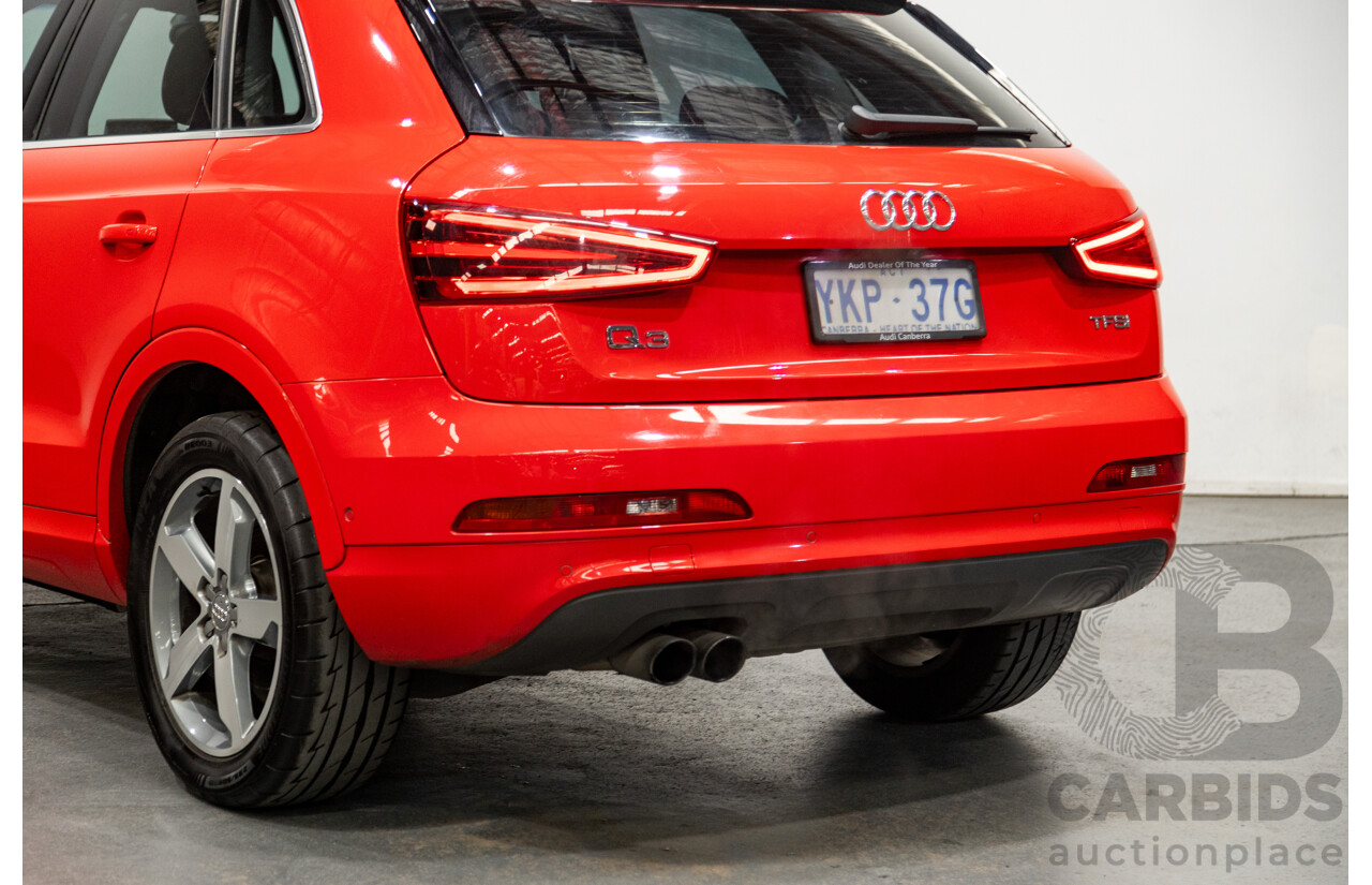 3/2015 Audi Q3 1.4 TFSI 8U MY15 4d Wagon Misano Red Turbo 1.4L