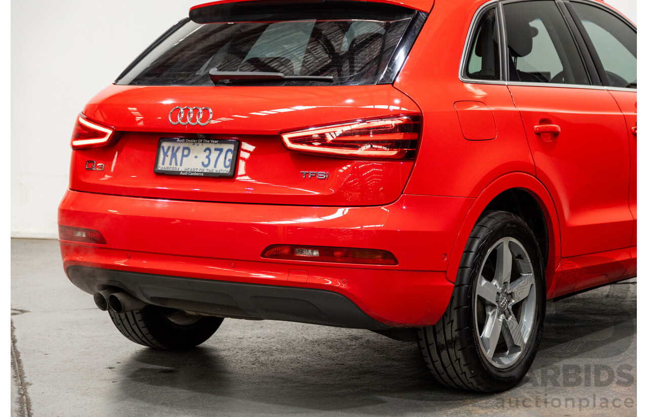 3/2015 Audi Q3 1.4 TFSI 8U MY15 4d Wagon Misano Red Turbo 1.4L