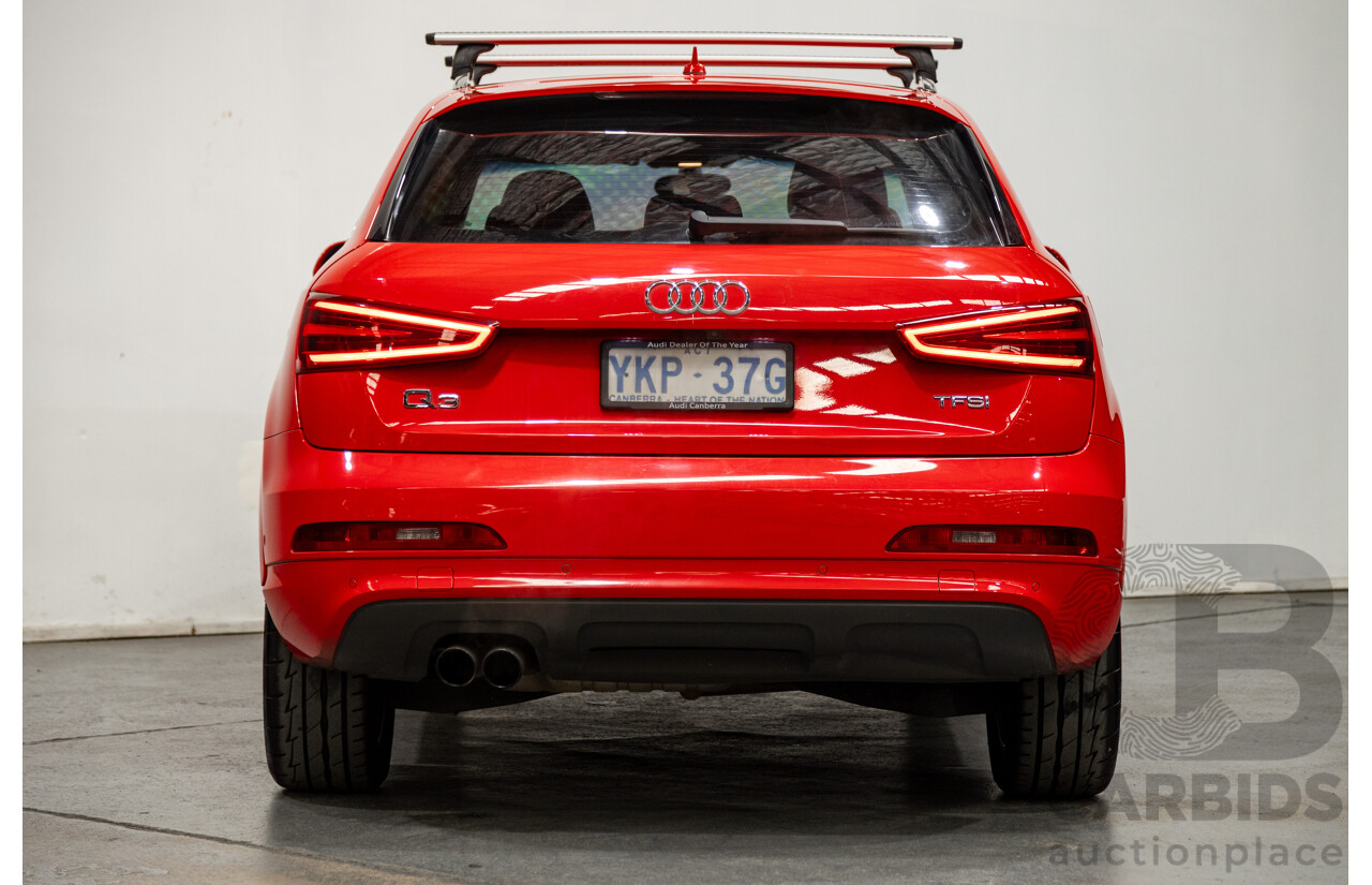 3/2015 Audi Q3 1.4 TFSI 8U MY15 4d Wagon Misano Red Turbo 1.4L