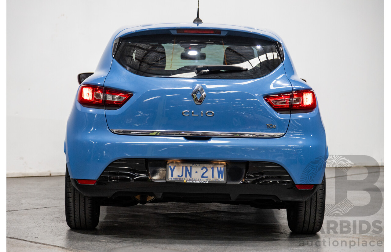 9/2013 Renault Clio Expression X98 5d Hatchback French Blue Turbo 0.9L