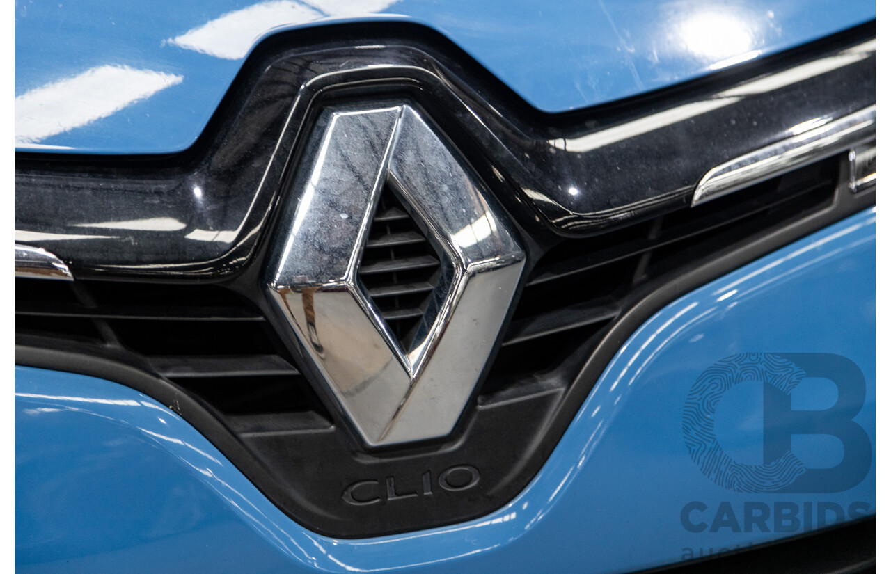 9/2013 Renault Clio Expression X98 5d Hatchback French Blue Turbo 0.9L