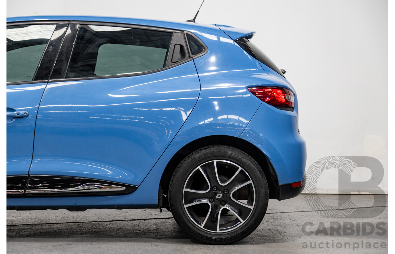 9/2013 Renault Clio Expression X98 5d Hatchback French Blue Turbo 0.9L