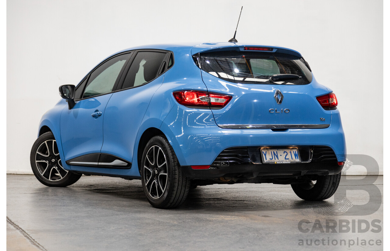 9/2013 Renault Clio Expression X98 5d Hatchback French Blue Turbo 0.9L