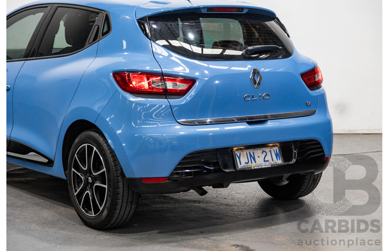 9/2013 Renault Clio Expression X98 5d Hatchback French Blue Turbo 0.9L