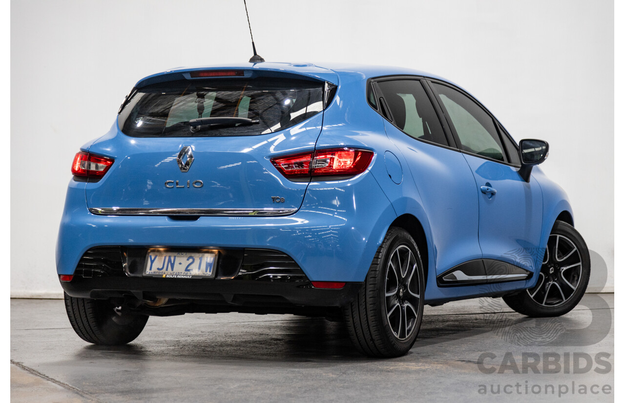 9/2013 Renault Clio Expression X98 5d Hatchback French Blue Turbo 0.9L