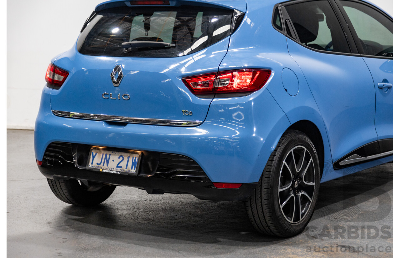 9/2013 Renault Clio Expression X98 5d Hatchback French Blue Turbo 0.9L