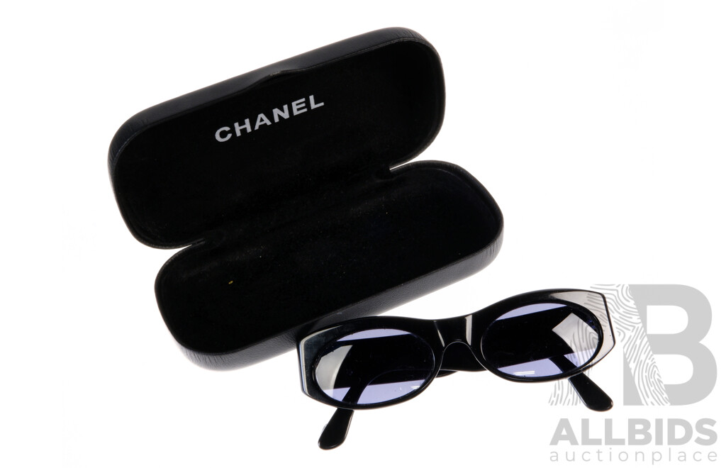 Chanel Sunglasses Made in Italy, 13.8cm Wide Across Frame with Original Case