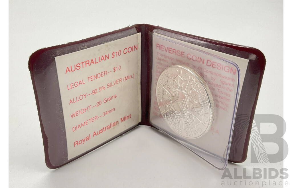 Australian RAM 1982 Silver Ten Dollar Coin .925