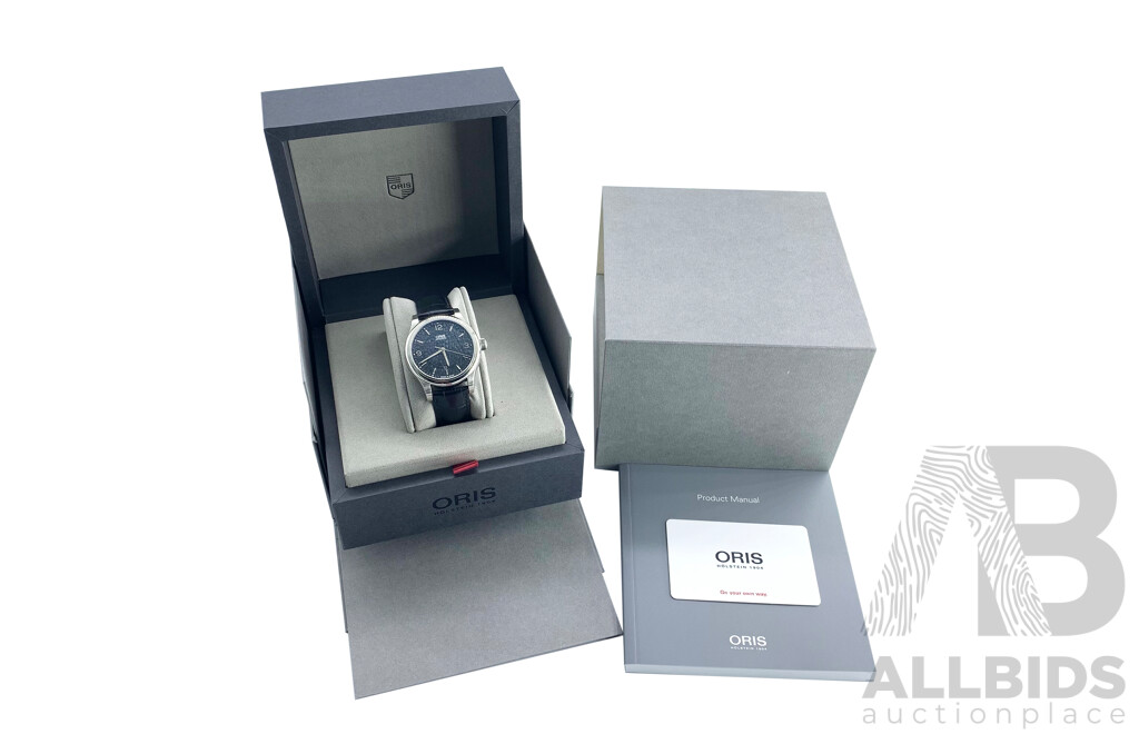 Oris Classic Date Steel Automatic with Black Dial