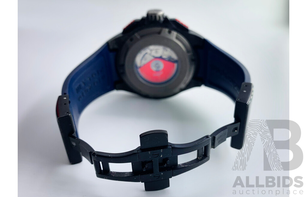 Giorgio Piola Carbon Fibre Sport Limited Edition 8 Diamond In Bezel
