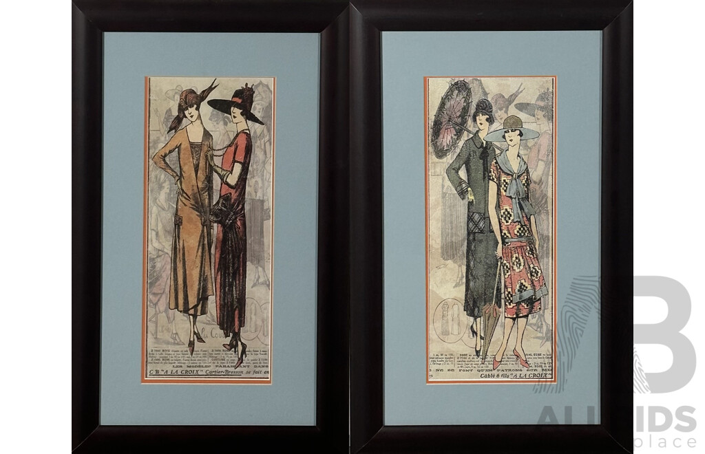 John Butler, (Contemporary), Couture I and II, Colour Print, 76 x 46 cm (frame)