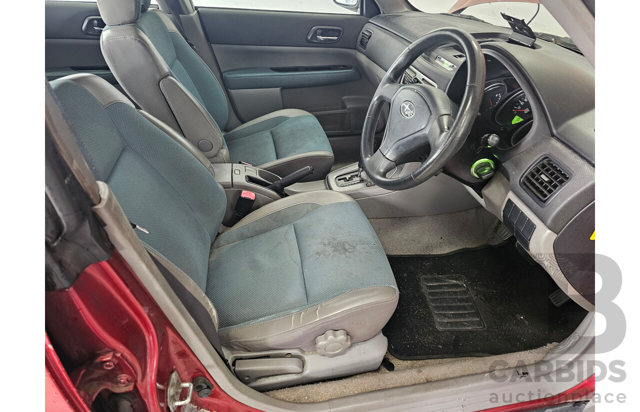 12/2004 Subaru Forester X MY04 4d Wagon Maroon 2.5L