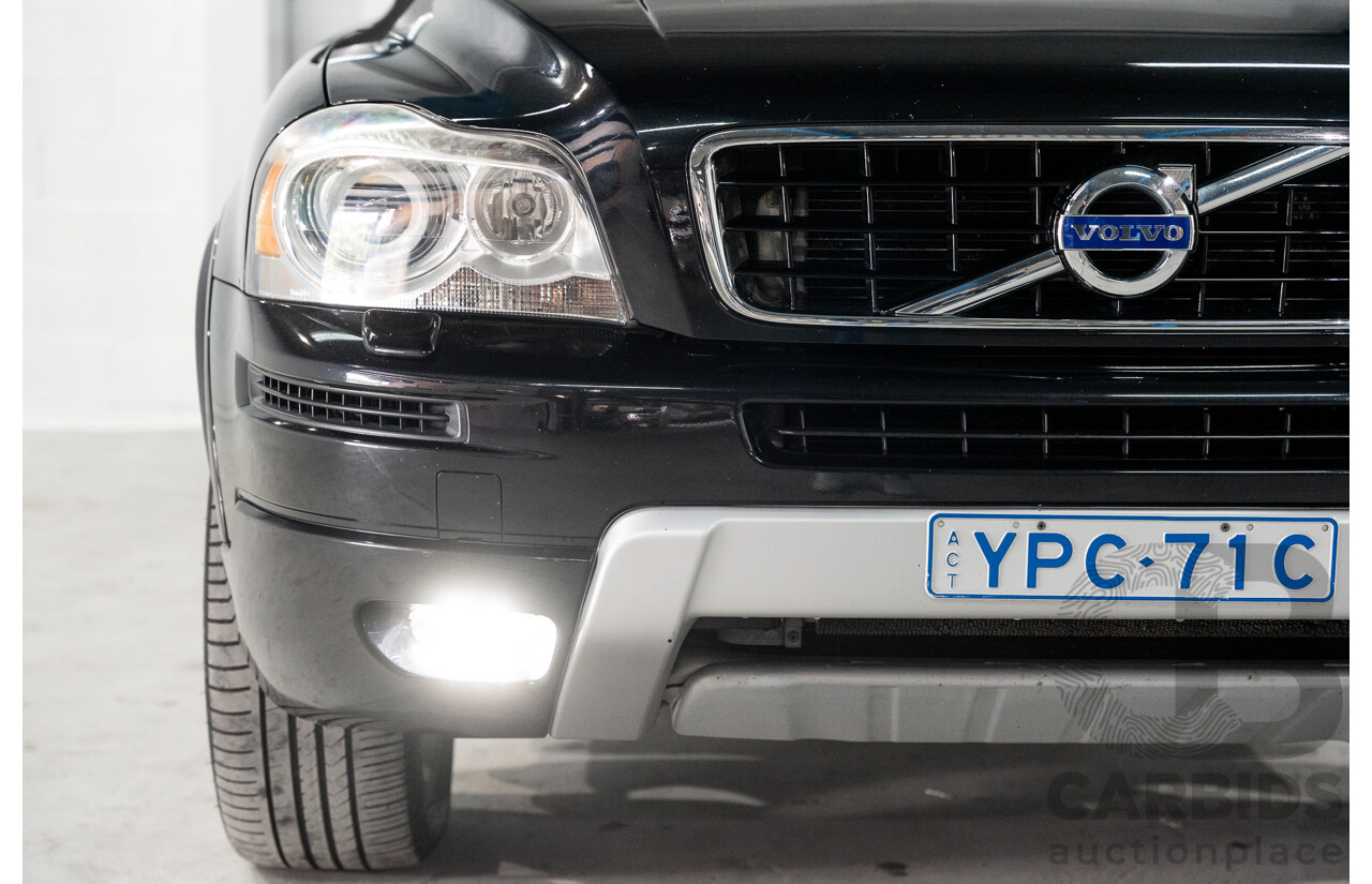 2/2012 Volvo XC90 3.2 R-Design (AWD) MY12 4d Wagon Black 3.2L - 7 Seater