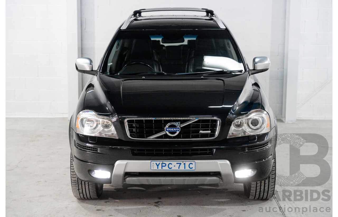 2/2012 Volvo XC90 3.2 R-Design (AWD) MY12 4d Wagon Black 3.2L - 7 Seater