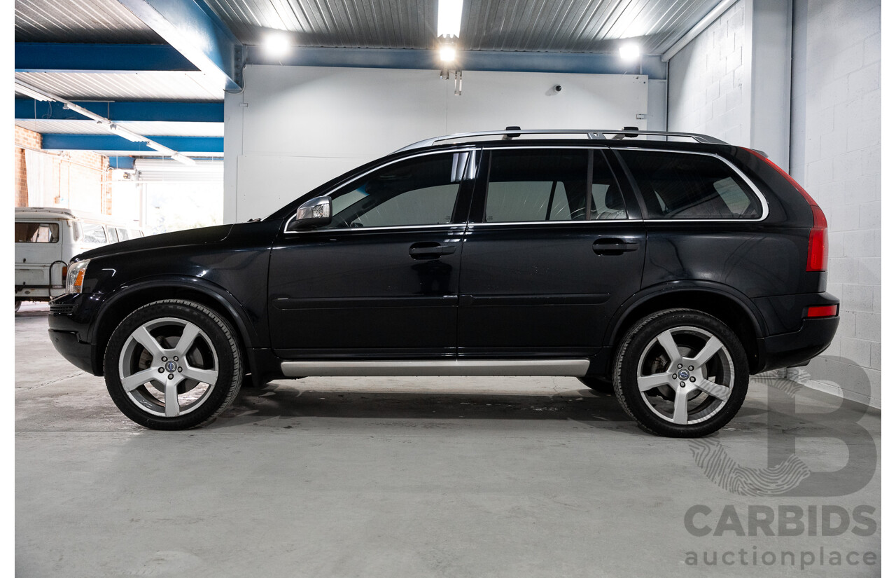 2/2012 Volvo XC90 3.2 R-Design (AWD) MY12 4d Wagon Black 3.2L - 7 Seater