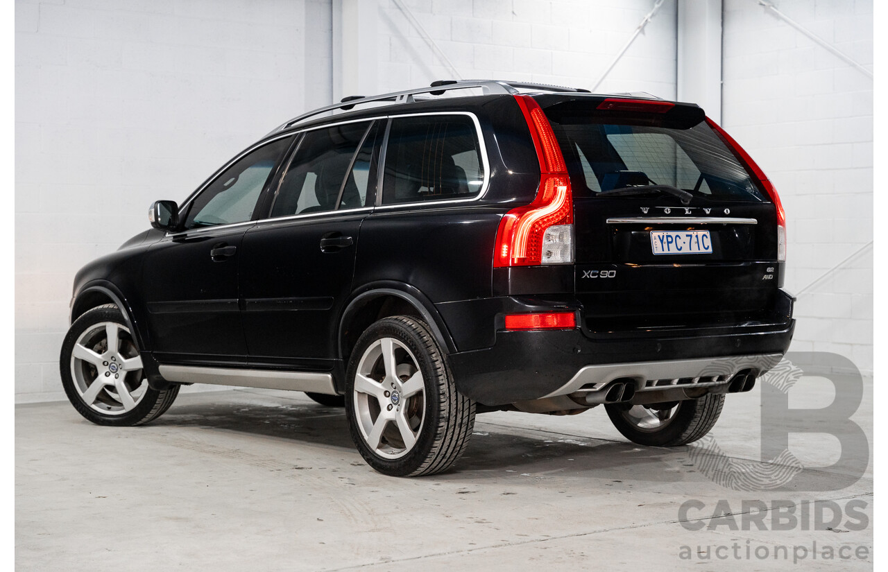 2/2012 Volvo XC90 3.2 R-Design (AWD) MY12 4d Wagon Black 3.2L - 7 Seater