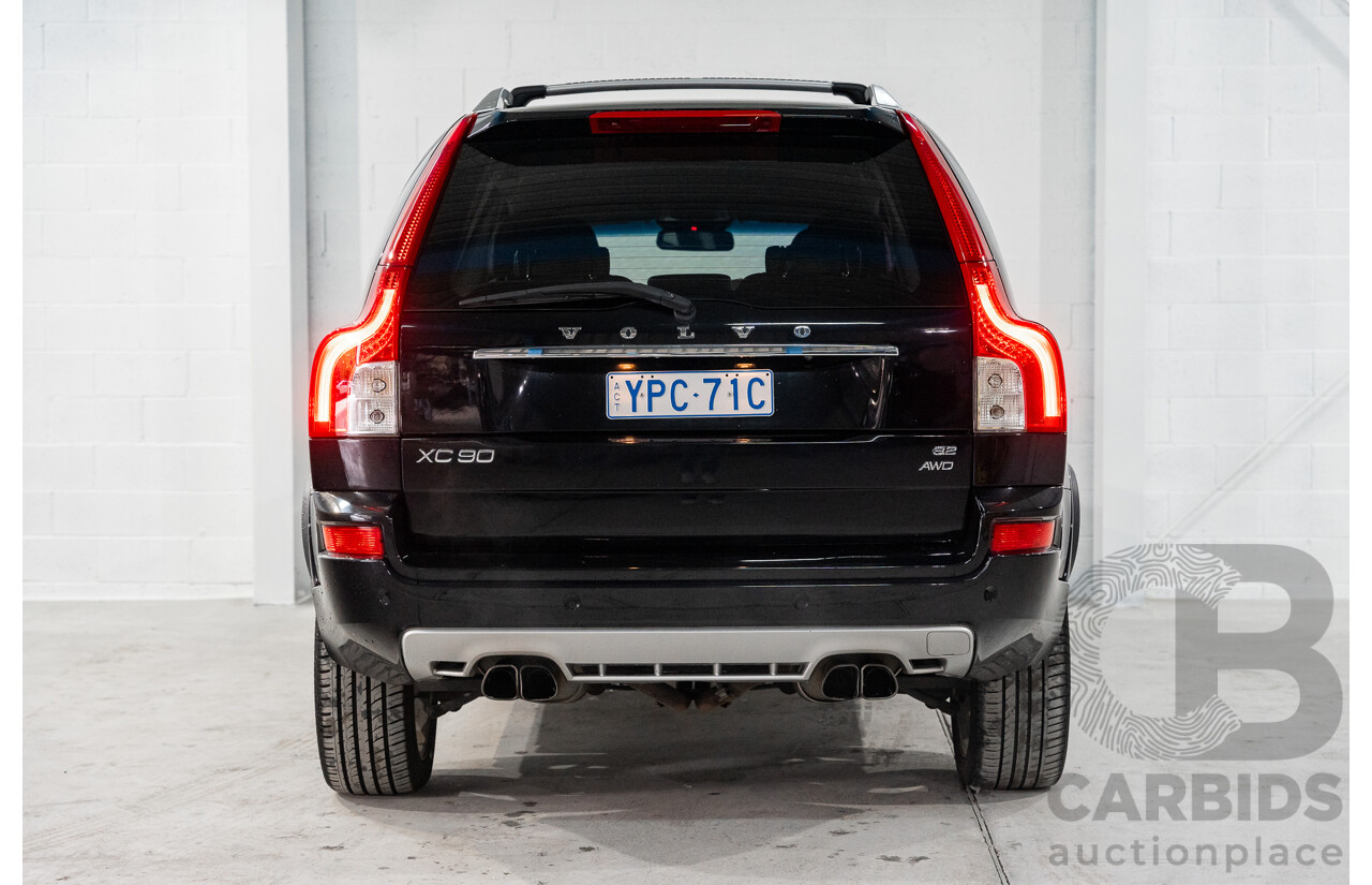 2/2012 Volvo XC90 3.2 R-Design (AWD) MY12 4d Wagon Black 3.2L - 7 Seater