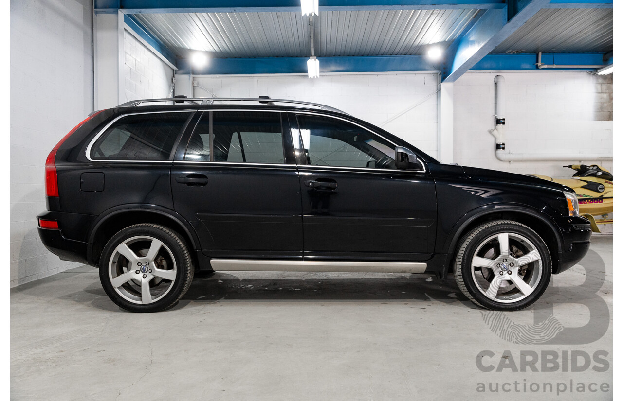 2/2012 Volvo XC90 3.2 R-Design (AWD) MY12 4d Wagon Black 3.2L - 7 Seater