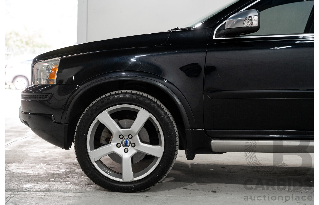 2/2012 Volvo XC90 3.2 R-Design (AWD) MY12 4d Wagon Black 3.2L - 7 Seater