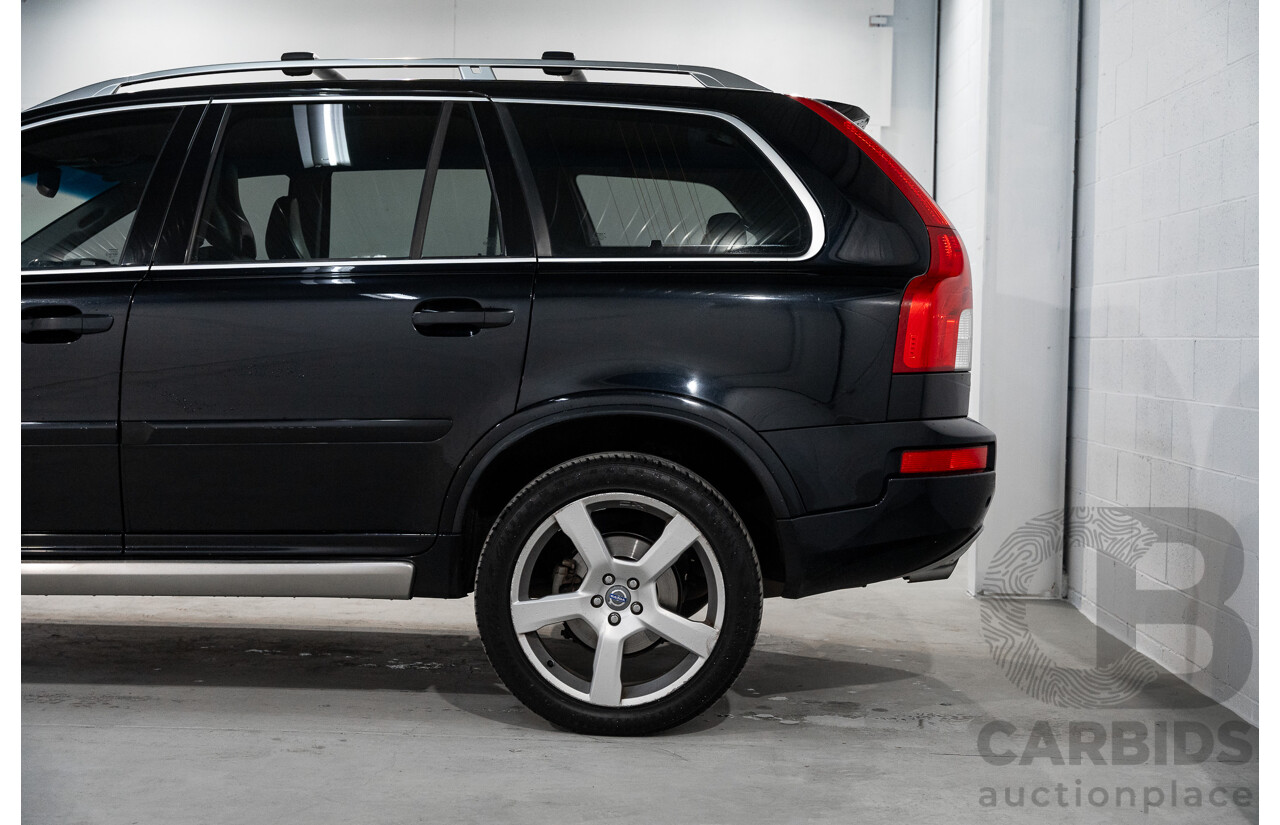 2/2012 Volvo XC90 3.2 R-Design (AWD) MY12 4d Wagon Black 3.2L - 7 Seater