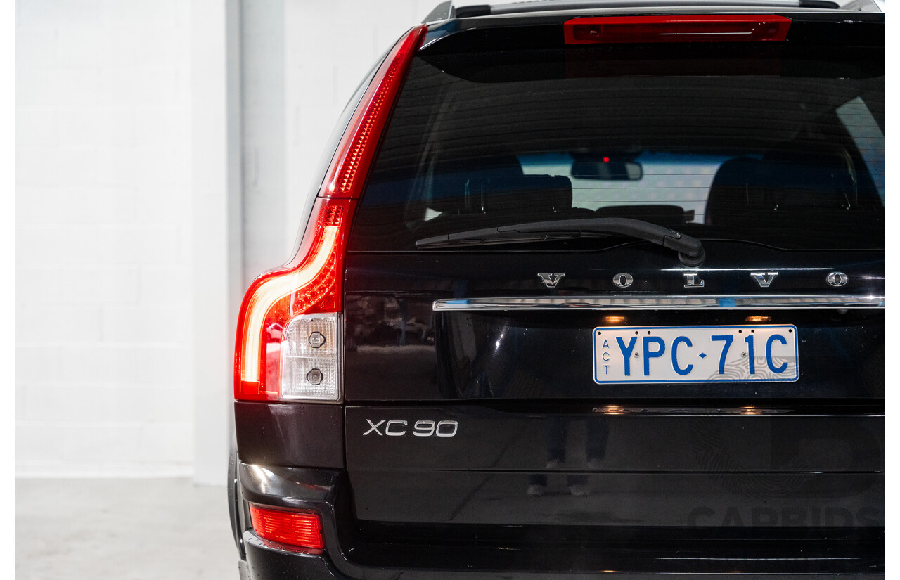 2/2012 Volvo XC90 3.2 R-Design (AWD) MY12 4d Wagon Black 3.2L - 7 Seater