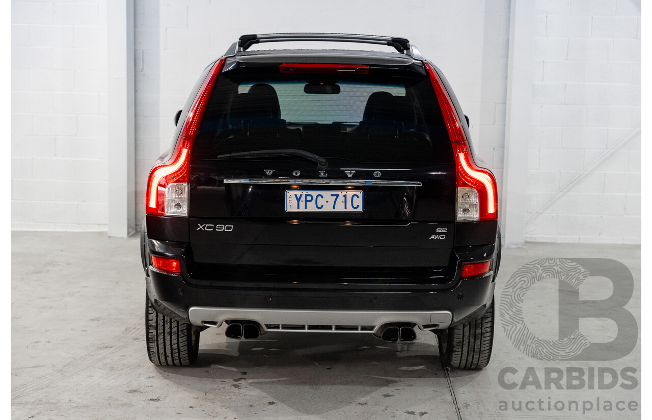 2/2012 Volvo XC90 3.2 R-Design (AWD) MY12 4d Wagon Black 3.2L - 7 Seater