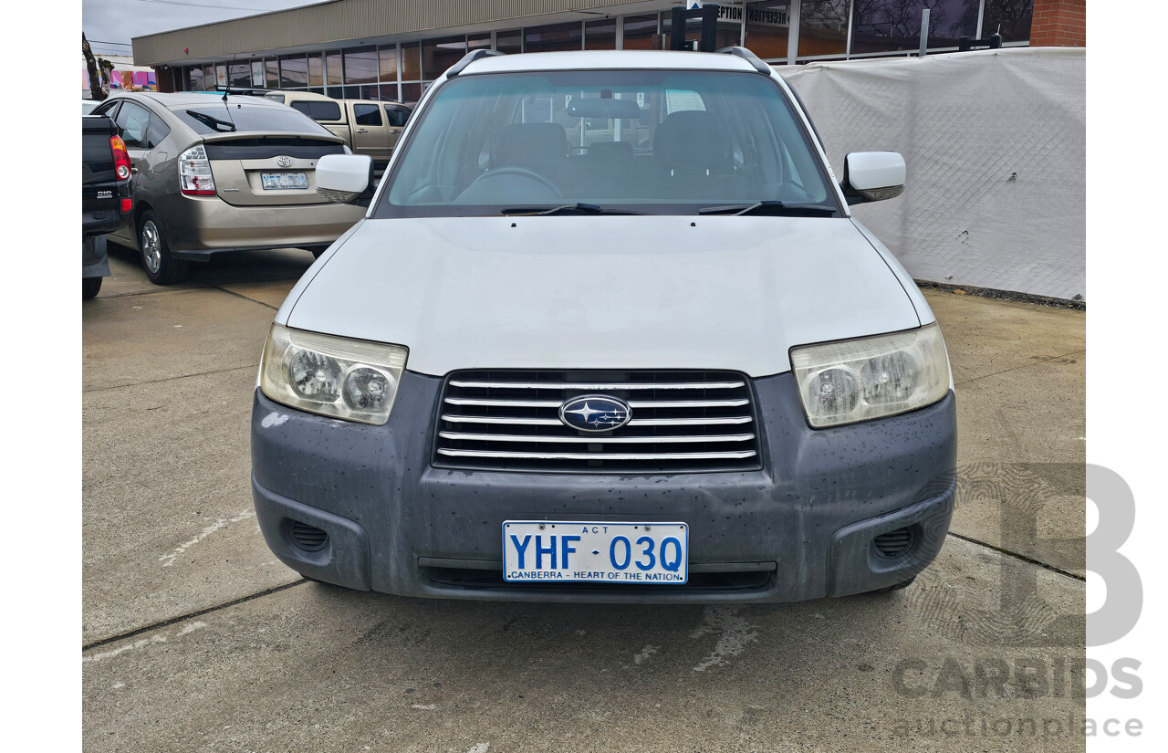 6/2007 Subaru Forester X MY07 4d Wagon White 2.5L