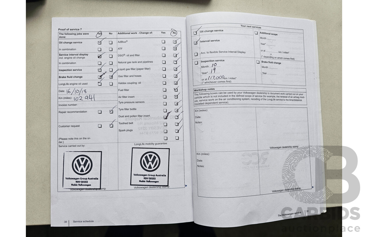 2/2011 Volkswagen Tiguan 125 TSI 5NC MY11 4d Wagon White 2.0L