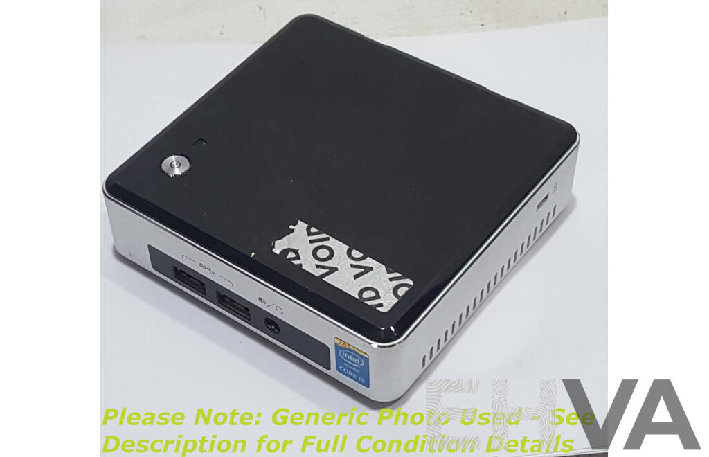 Intel (NUC5i3RYK) Intel Core i3 (5010U) 2.10GHz 2-Core CPU NUC w/ Power Supply