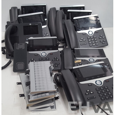 Bulk Lot of Teleconferencing Equipment & Office Phones