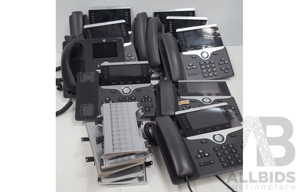 Bulk Lot of Teleconferencing Equipment & Office Phones