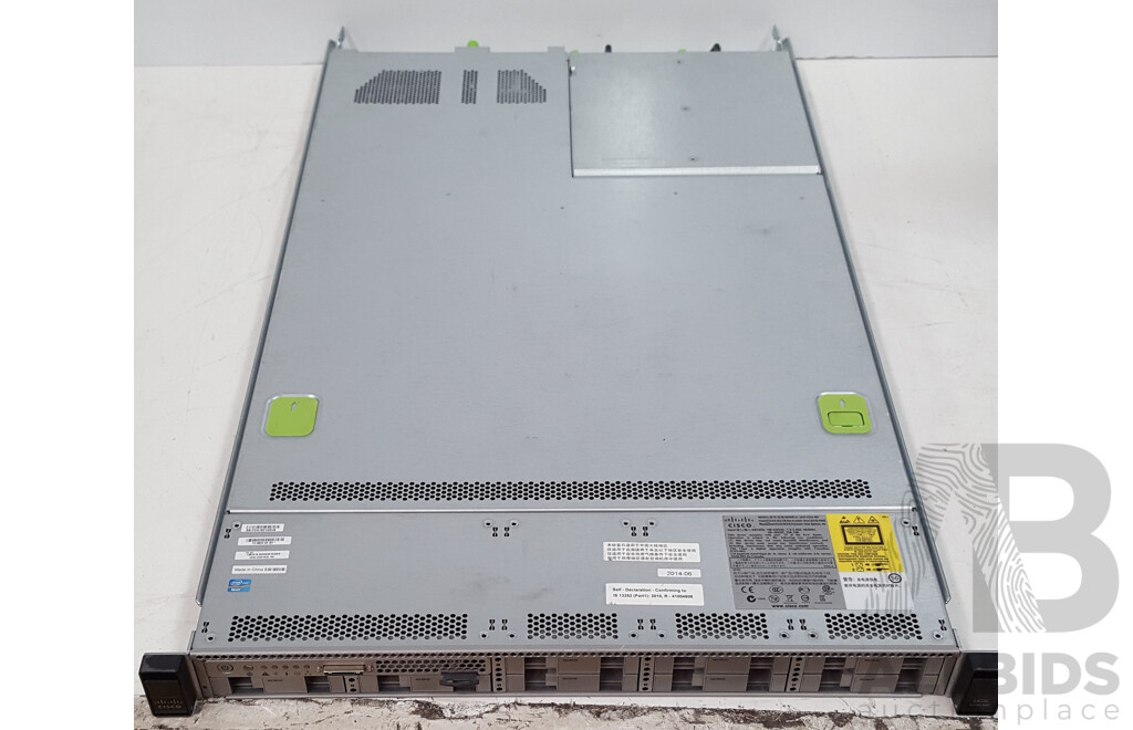 Cisco UCS C220 M3 Dual Intel Xeon (E5-2650 v2) 2.60GHz-3.40GHz 8-Core CPU 1RU Server w/ 192GB DDR3