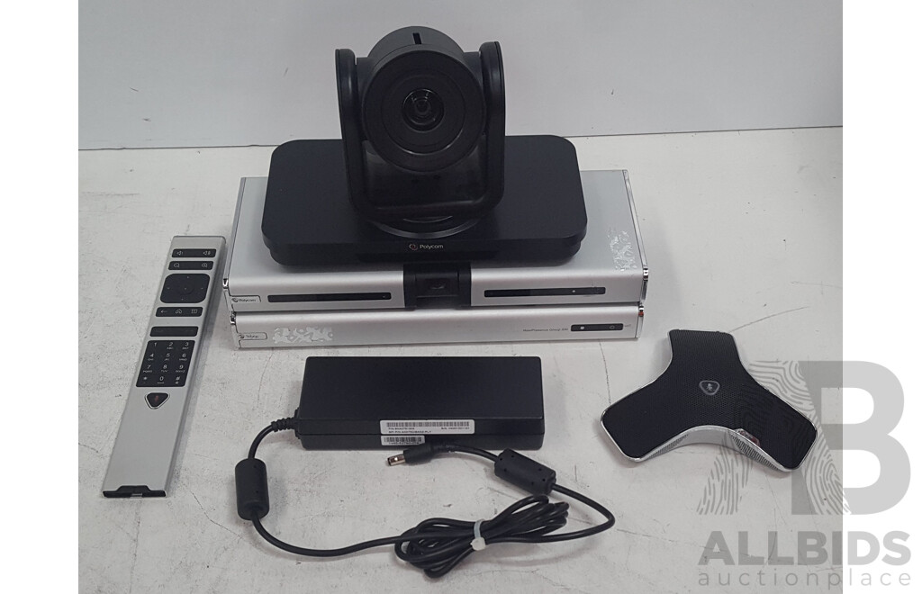 Polycom RealPresence Group 500 w/ MPTZ-11 Camera, Polycom EagleEye Producer & Other Accessories