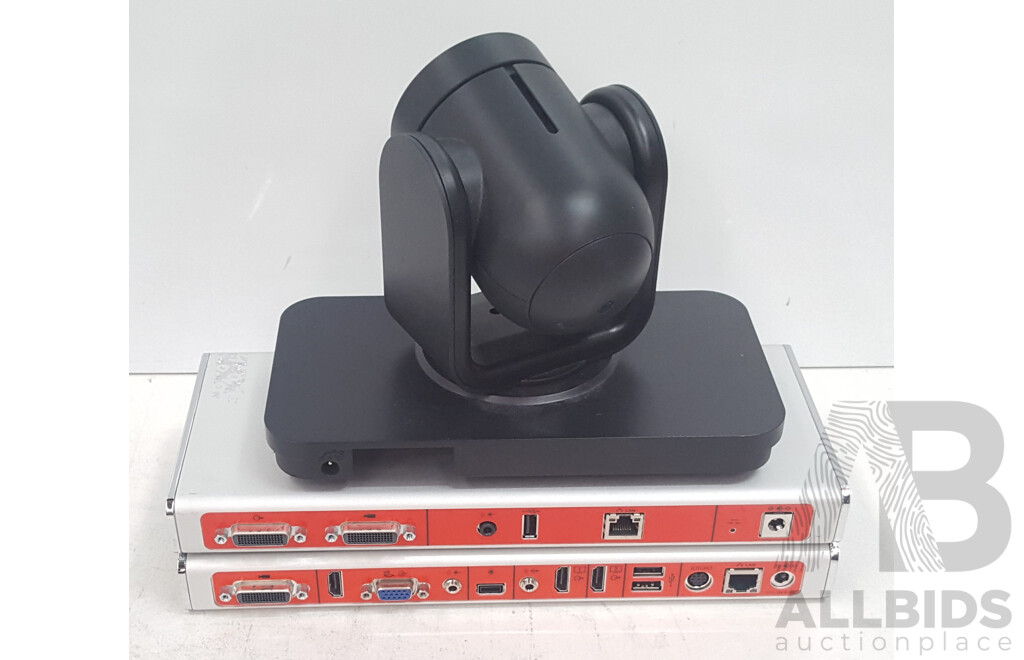 Polycom RealPresence Group 500 w/ MPTZ-11 Camera, Polycom EagleEye Producer & Other Accessories