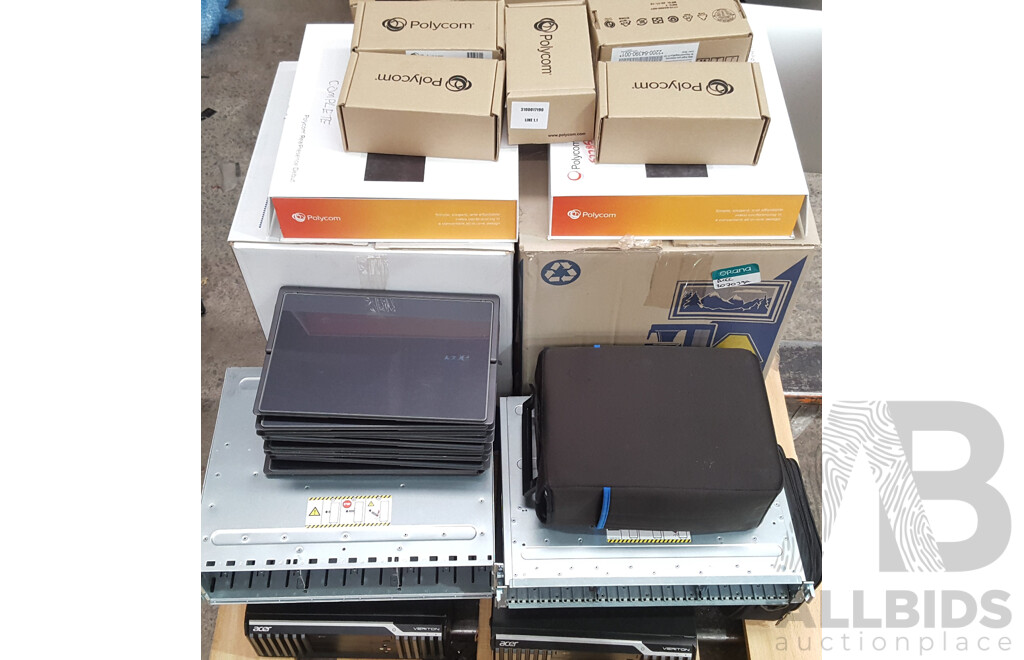 Bulk Lot of Assorted IT and Teleconferencing Equipment