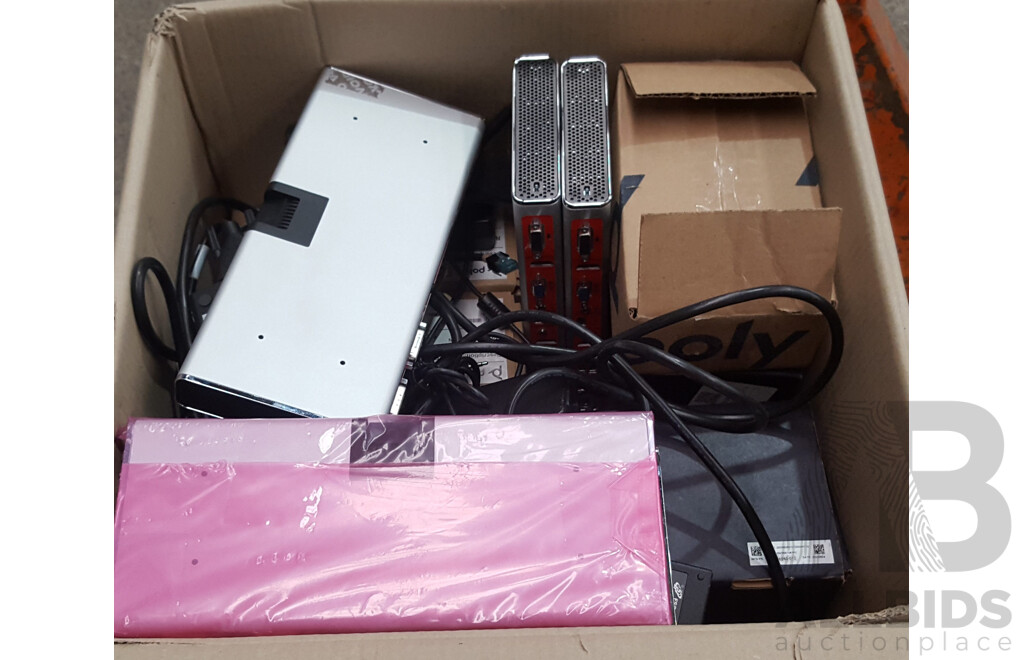 Bulk Lot of Assorted IT and Teleconferencing Equipment