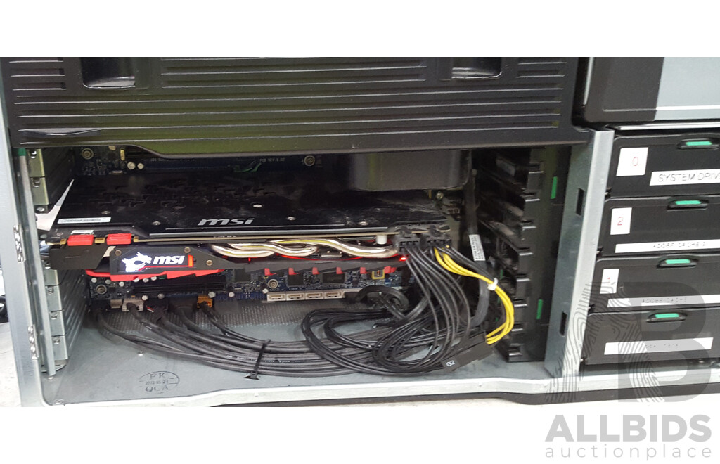 HP Z820 Intel Xeon (E5-2620) 2.00GHz-2.50GHz 6-Core CPU Workstation w/ MSI NVIDIA GeForce GTX 1080 GAMING X 8G
