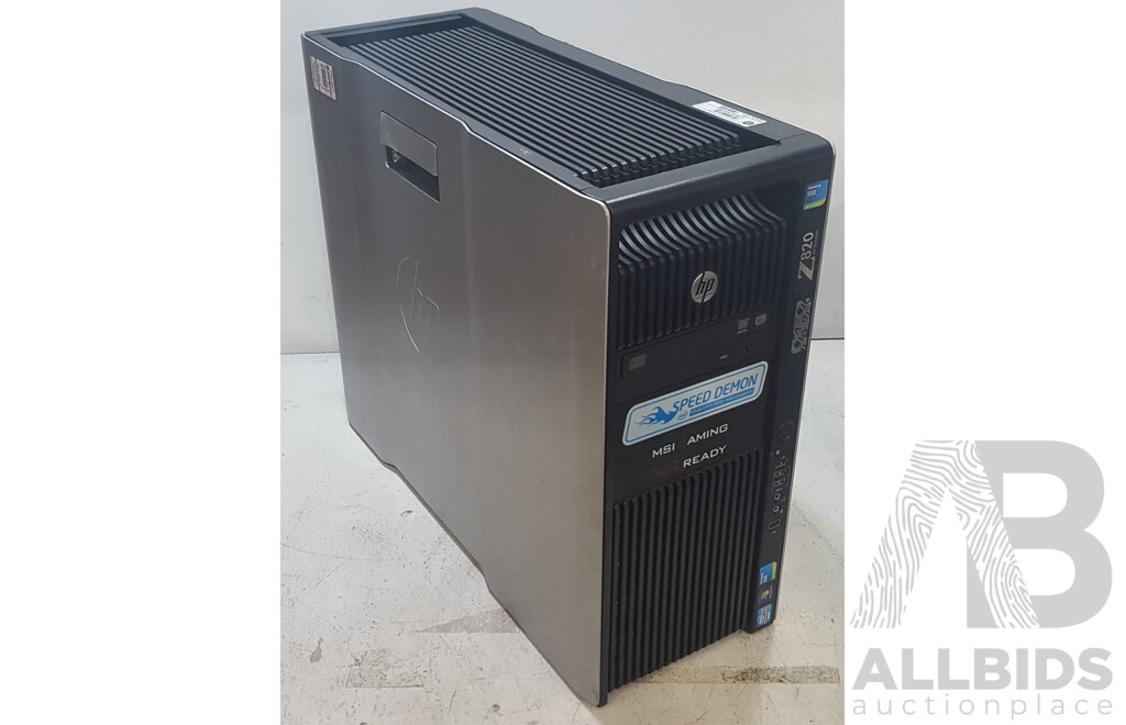 HP Z820 Intel Xeon (E5-2620) 2.00GHz-2.50GHz 6-Core CPU Workstation w/ MSI NVIDIA GeForce GTX 1080 GAMING X 8G