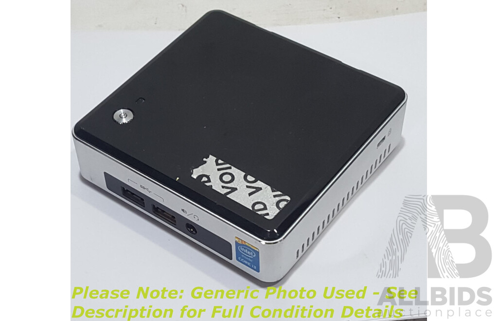Intel (NUC5i3RYK) Intel Core i3 (5010U) 2.10GHz 2-Core CPU NUC w/ Power Supply