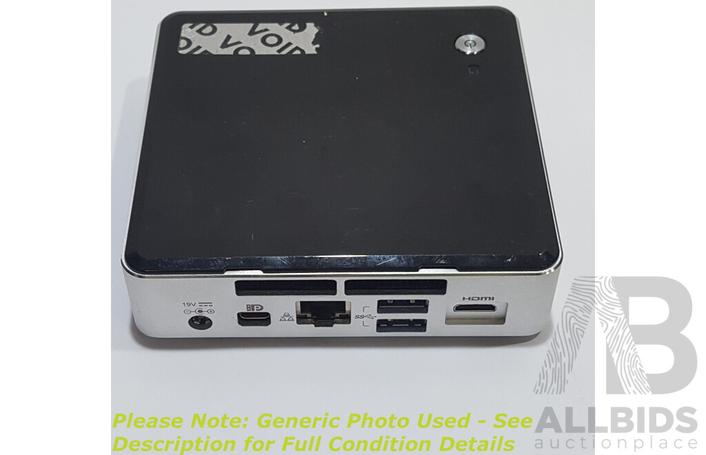 Intel (NUC5i3RYK) Intel Core i3 (5010U) 2.10GHz 2-Core CPU NUC w/ Power Supply