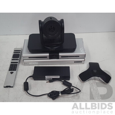 Polycom RealPresence Group 500 w/ MPTZ-11 Camera, Polycom EagleEye Producer & Other Accessories