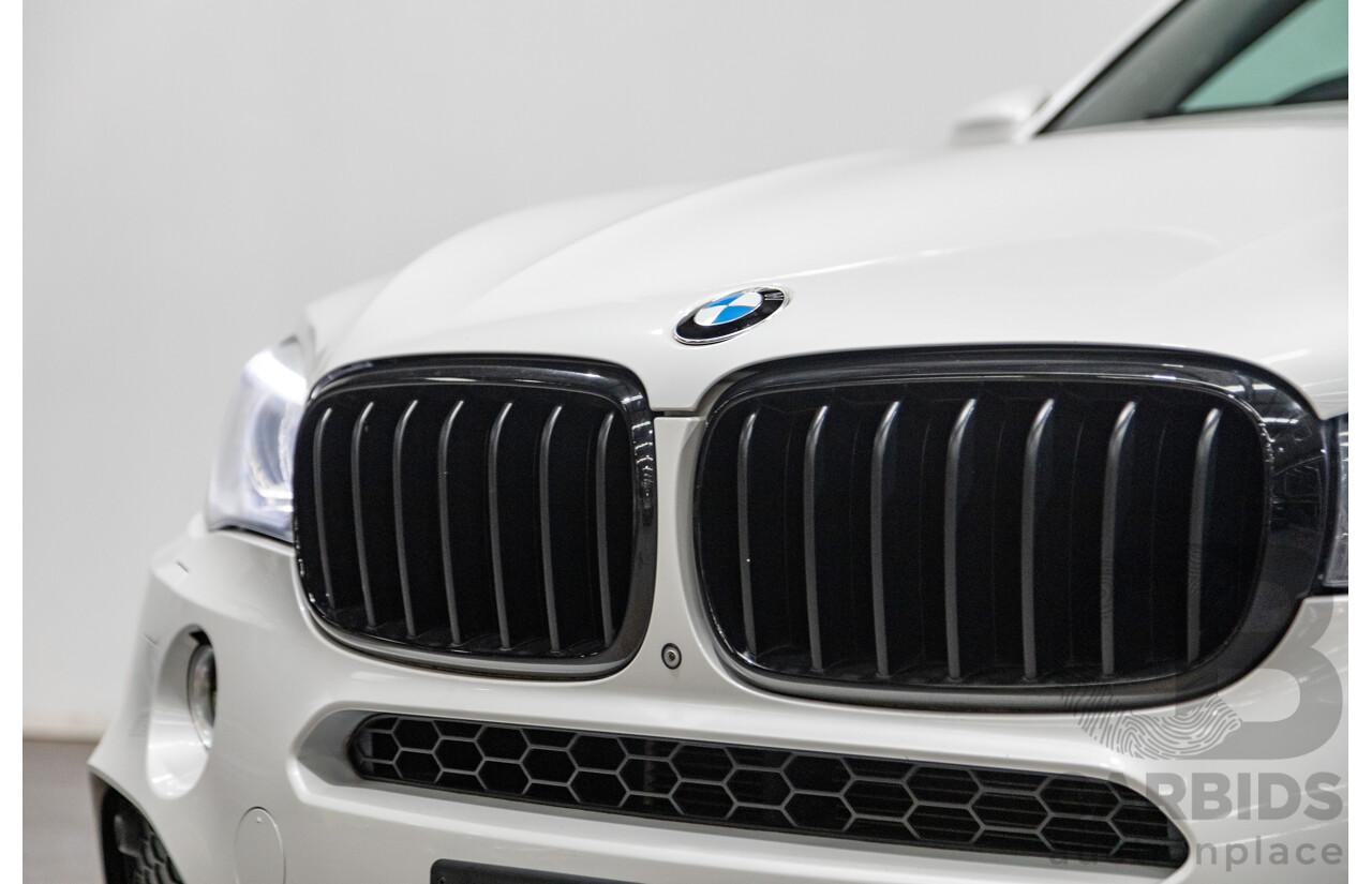 11/2015 BMW X5 Xdrive 30d (AWD) M-Sport Pack F15 MY15 4d Wagon Mineral White Metallic Turbo Diesel 3.0L - 7 Seater
