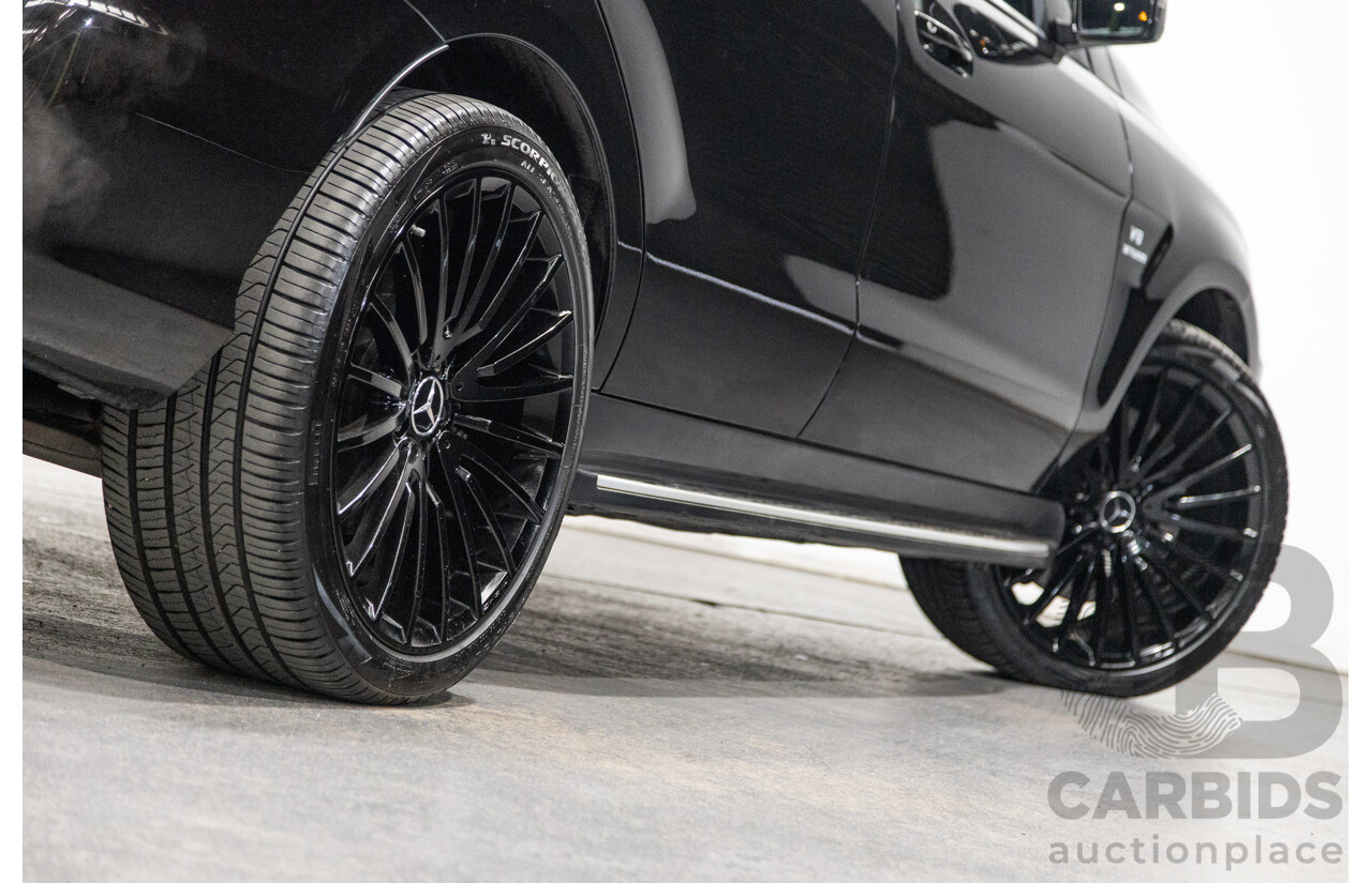 12/2013 Mercedes Benz ML63 AMG (AWD) 166 4d Wagon Obsidian Black Metallic Twin Turbo V8 5.5L