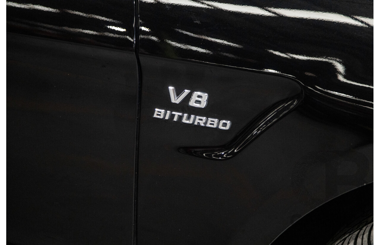 12/2013 Mercedes Benz ML63 AMG (AWD) 166 4d Wagon Obsidian Black Metallic Twin Turbo V8 5.5L