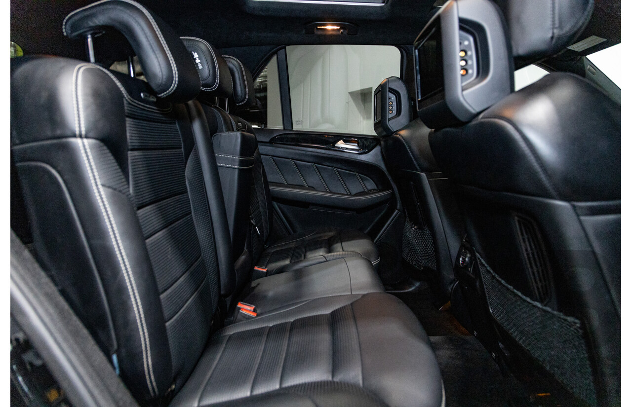 12/2013 Mercedes Benz ML63 AMG (AWD) 166 4d Wagon Obsidian Black Metallic Twin Turbo V8 5.5L