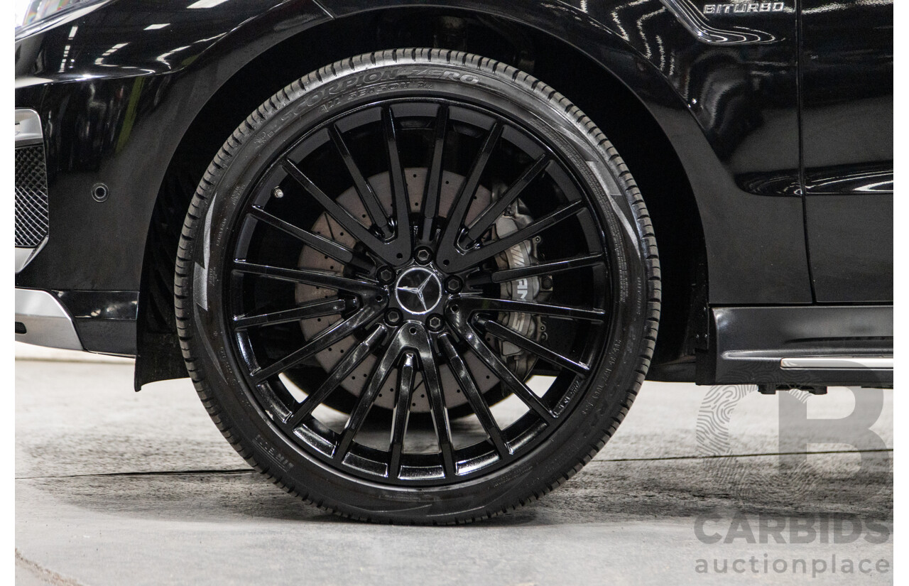 12/2013 Mercedes Benz ML63 AMG (AWD) 166 4d Wagon Obsidian Black Metallic Twin Turbo V8 5.5L