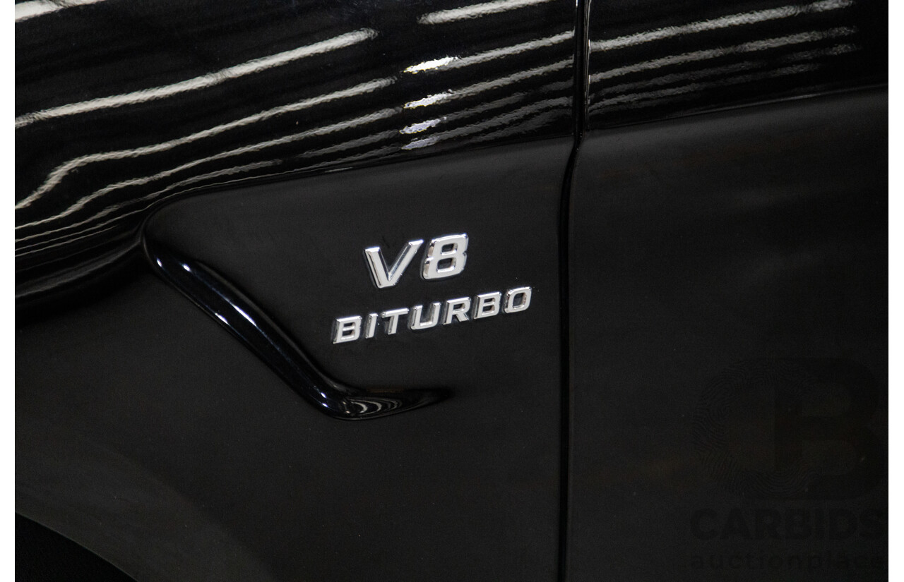 12/2013 Mercedes Benz ML63 AMG (AWD) 166 4d Wagon Obsidian Black Metallic Twin Turbo V8 5.5L