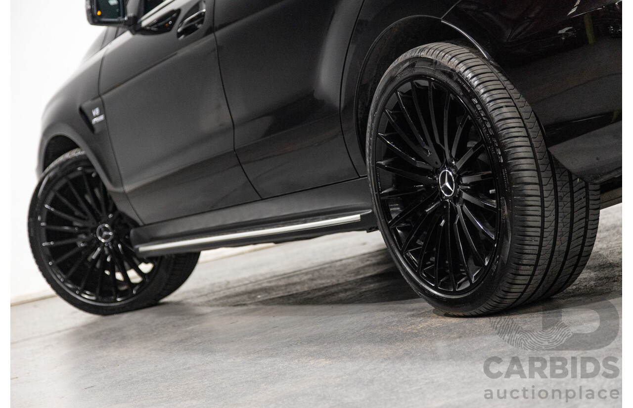 12/2013 Mercedes Benz ML63 AMG (AWD) 166 4d Wagon Obsidian Black Metallic Twin Turbo V8 5.5L
